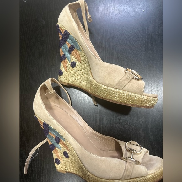 Gucci wedge shoes
